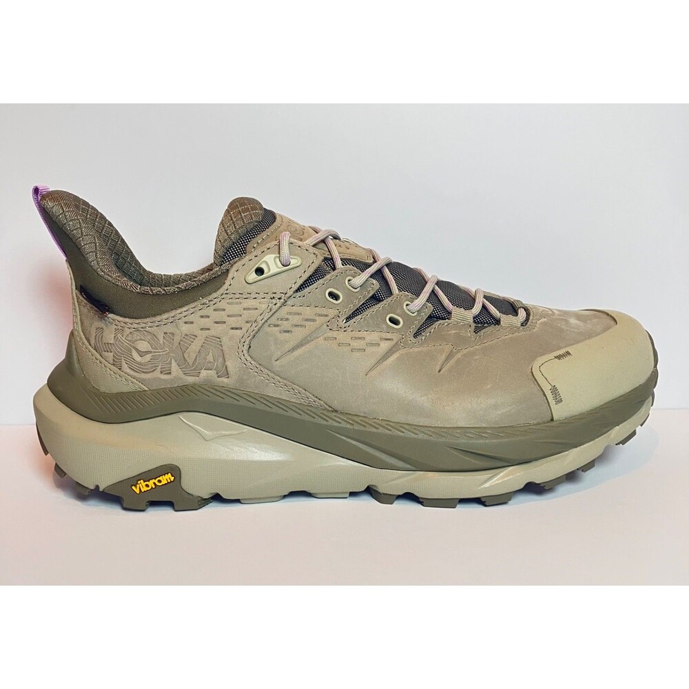 Size 10 - HOKA Kaha 2 Gore-Tex Low Slate Barley Grey Green Free Shipping!